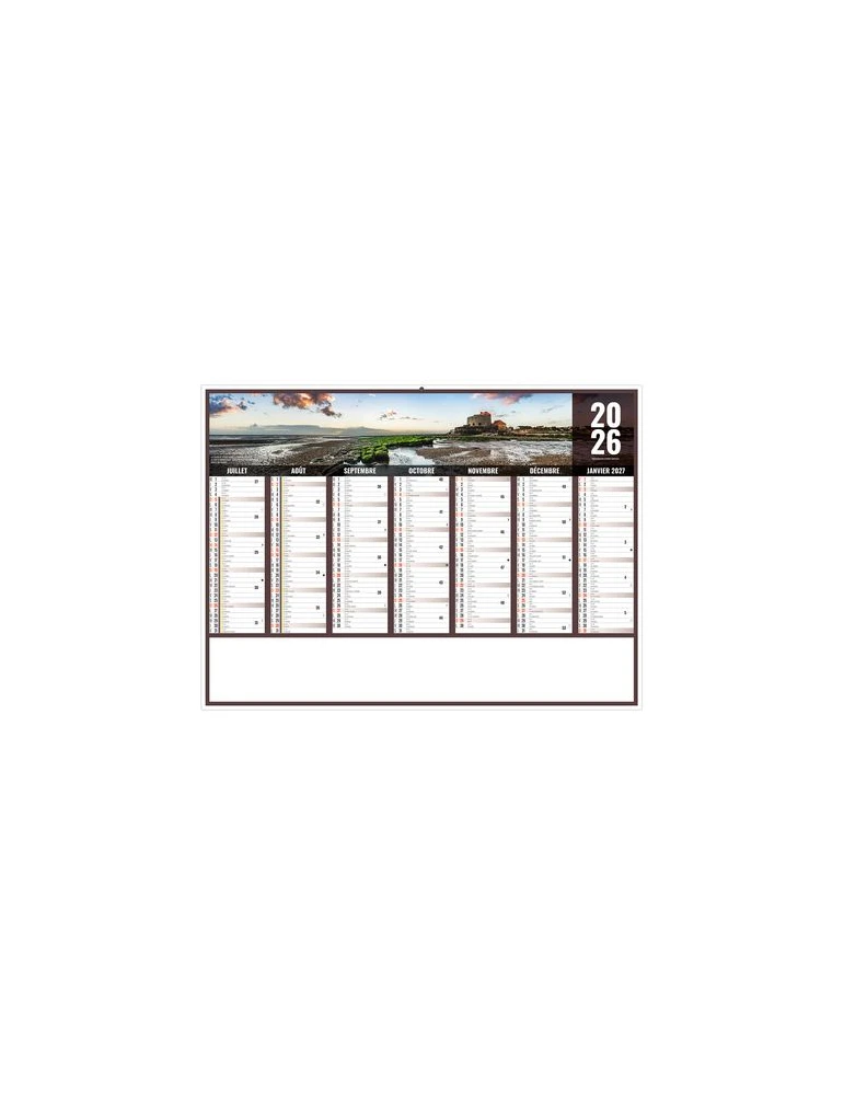 LIBERTE HAUTS DE FRANCE 2026 - MIDI 430 x 335 mm - LEGER 400G - SANS MARQUAGE - 1 TROU EN TETE personnalisation rapide en France