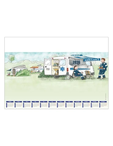 SM L'AMBULANCIER 2026 - SM 500 x 350 mm - 25 FEUILLETS