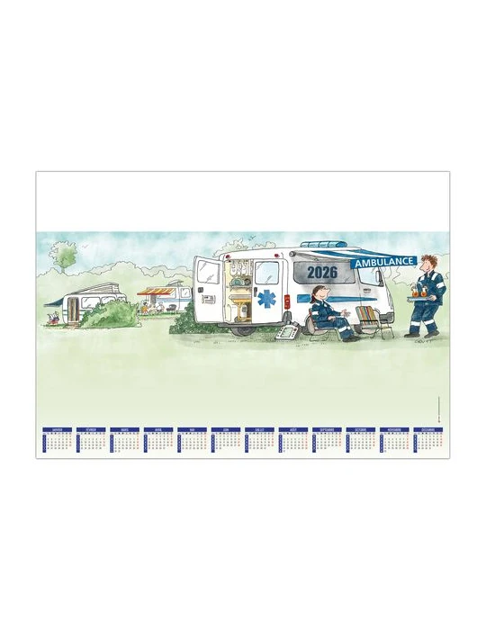 SM L'AMBULANCIER 2026 - SM 500 x 350 mm - 25 FEUILLETS