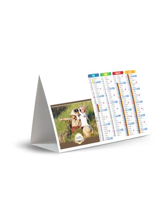 CHEVALET DE COMPTOIR - KIDS 2026 - QUADRI cadeau entreprise pas cher