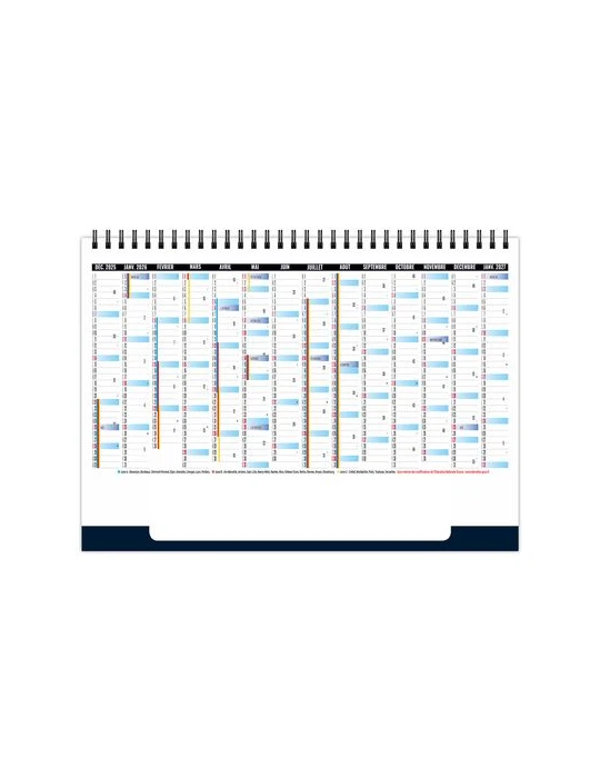 CHEVALET STANDARD 7F - INTEGRAL 2026 - QUADRI objet promotionnel éco-responsable