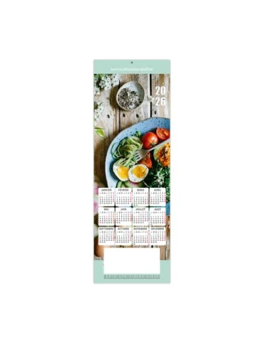 ESTAMPE - ALINE 2026 - CARRE 325 X 350 mm - QUADRI personnalisable avec votre logo 2