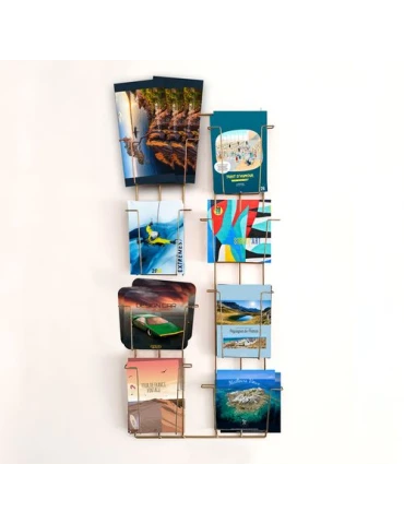 CARTE POSTALE - CARREE 140 x 140 mm - 380G SATIMAT - IMPRESSION QUADRI RECTO SEUL - PELLICULAGE BRILLANT RECTO SEUL