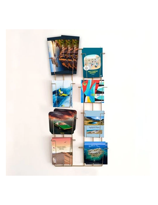 CARTE POSTALE - CARREE 140 x 140 mm - 380G SATIMAT - IMPRESSION QUADRI RECTO SEUL - PELLICULAGE BRILLANT RECTO SEUL