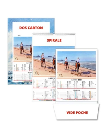 ZOE 2026 - 6 FEUILLETS - BLOC SEUL SANS MARQUAGE