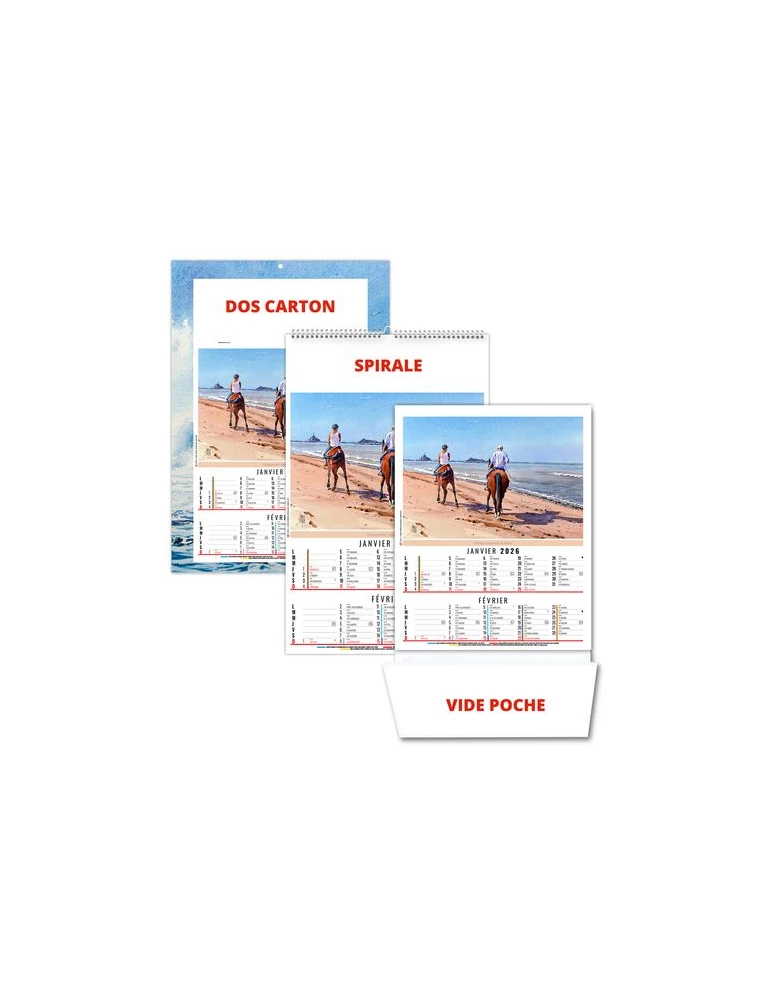 ZOE 2026 - 6 FEUILLETS - BLOC SEUL SANS MARQUAGE