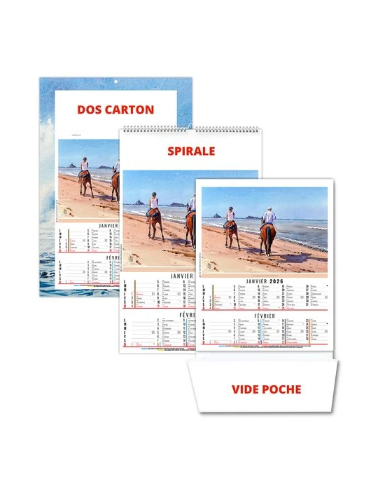 ZOE 2026 - 6 FEUILLETS - BLOC SEUL SANS MARQUAGE