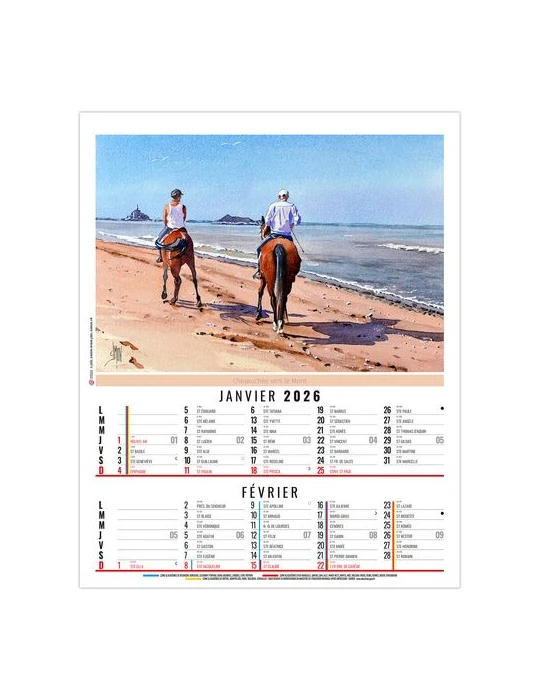 ZOE 2026 - 6 FEUILLETS - BLOC SEUL SANS MARQUAGE