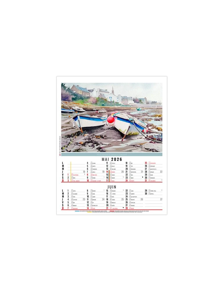 ZOE 2026 - 6 FEUILLETS - BLOC SEUL SANS MARQUAGE