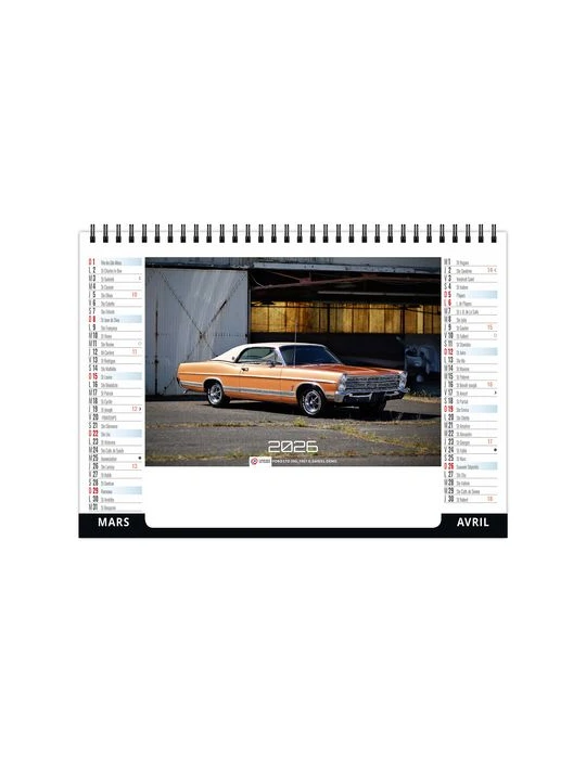 CHEVALET STANDARD 7F - VITESSE 2026 - QUADRI cadeau entreprise pas cher