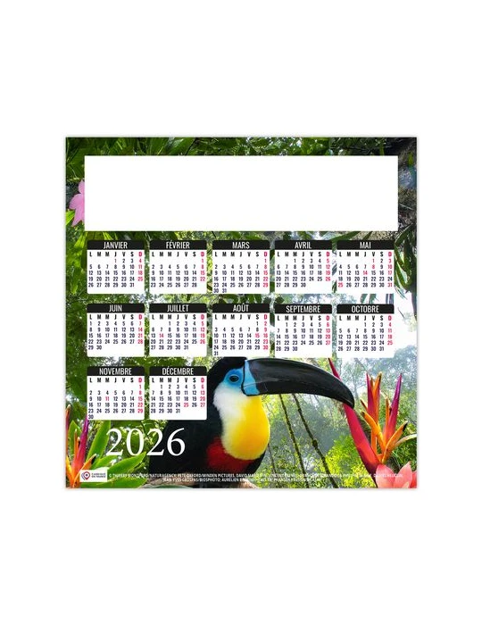 MAG ILE 2026 - MINI MAGNET 140 x 140 mm - QUADRI impression haute définition