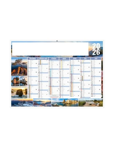 JULIEN 2026 - MIDI 430 x 335 mm - LEGER 400G - SANS MARQUAGE - 1 TROU EN TETE 2