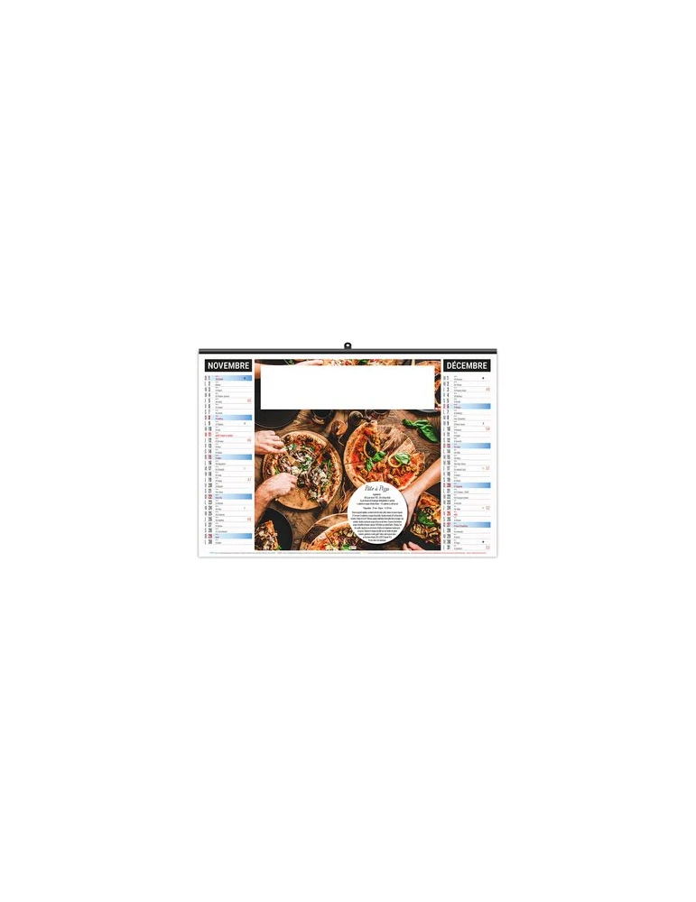 ILLUSTRE ECO - RECETTES 2026 - XXL 480 x 420 mm cadeau client original
