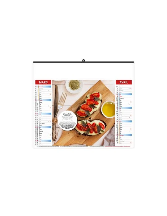 ILLUSTRE ECO - RECETTES 2026 - XXL 480 x 420 mm goodies personnalisé en stock