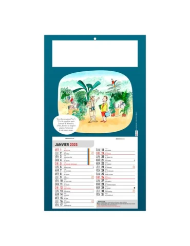 PLAQUE 1 VUE LISE 2026 - DOS CARTON - EURO BLOC - SANS MARQUAGE