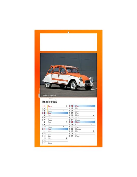 PLAQUE 1 VUE GASTON 2026 - DOS CARTON - EURO BLOC - SANS MARQUAGE