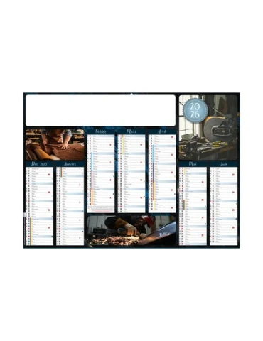 METAL 2026 - MIDI 430 x 335 mm - LEGER 400G - SANS MARQUAGE - 1 TROU EN TETE 2