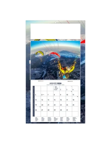 PLAQUE 1 VUE KELLY 2026 - DOS CARTON - EURO BLOC - SANS MARQUAGE 2