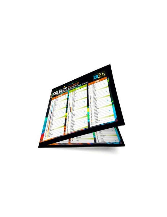 ORIGAMI CARRE CREATION 2026 - LEGER 400g - 180 x 180 mm FERME personnalisable avec votre logo