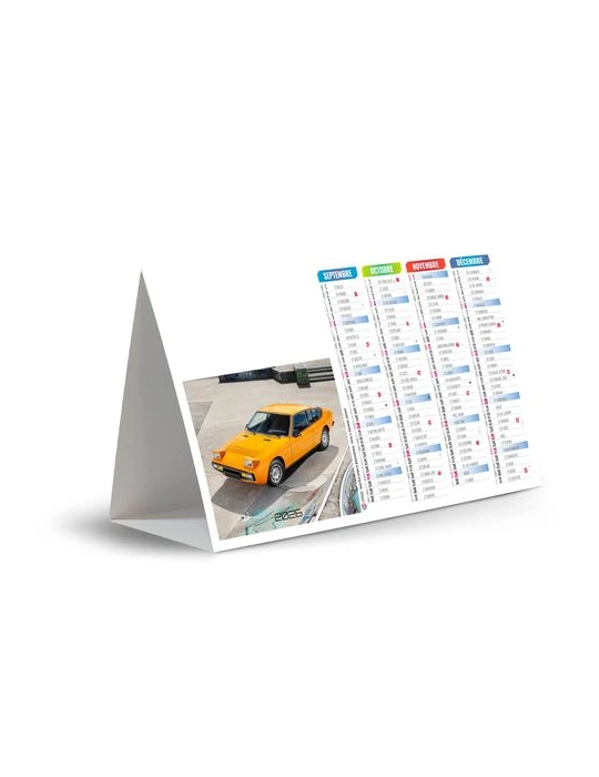 CHEVALET DE COMPTOIR - COUPES 2026 - QUADRI