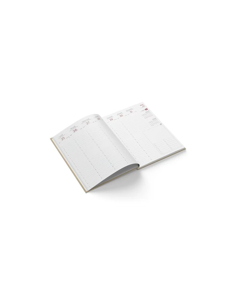 AGENDA EMBOITE KRAFT 2026 - MINI 90 x 165 mm - SANS MARQUAGE
