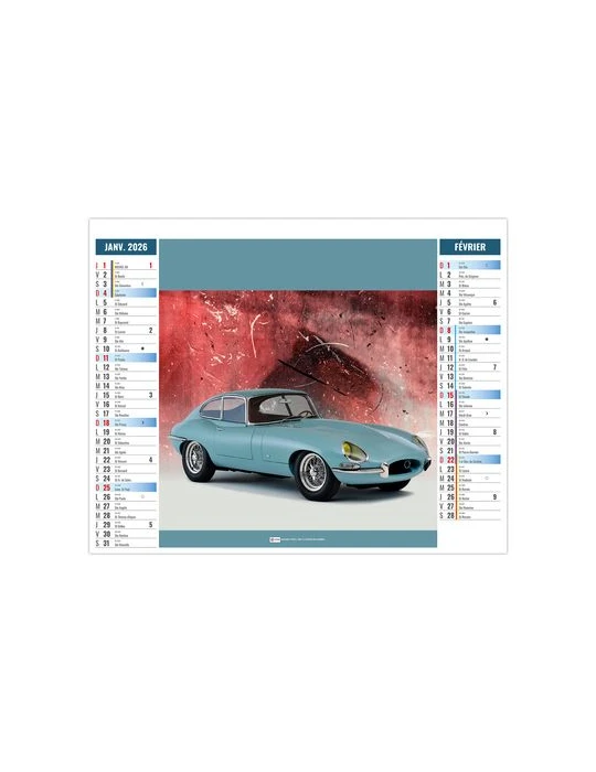 2EN1 - RALLYE 2026 - XXL 474 x 700 mm - MARQUAGE 1 COULEUR