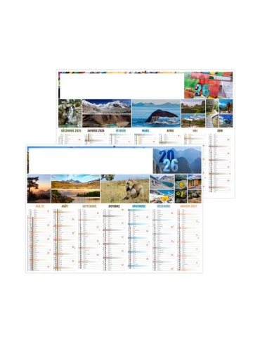 BARNABE 2026 - MIDI 430 x 335 mm - LEGER 400G - SANS MARQUAGE - 1 TROU EN TETE