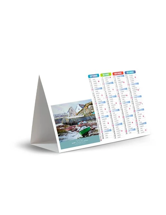 CHEVALET DE COMPTOIR - MOUILLAGE 2026 - QUADRI