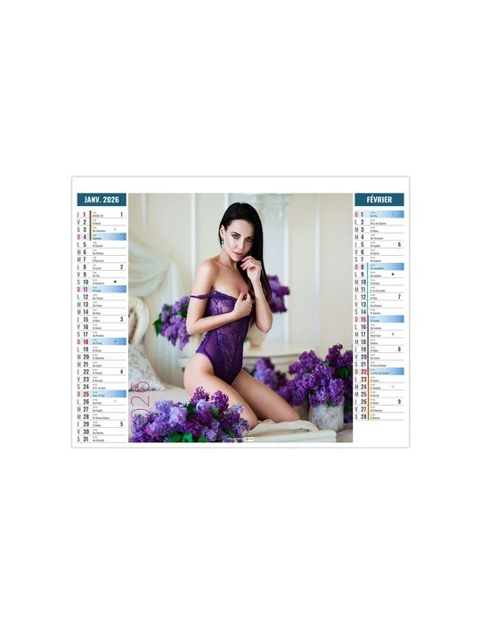 2EN1 - SHORTY 2026 - XXL 474 x 700 mm - MARQUAGE 1 COULEUR goodies publicitaire événementiel