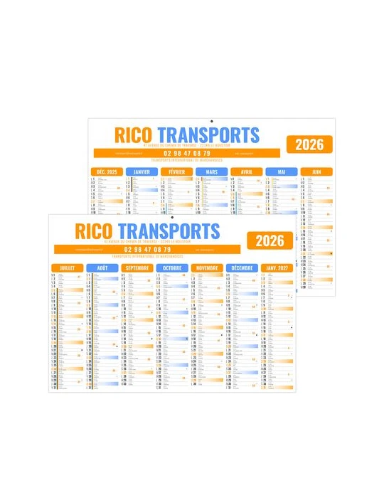 GAMECO COULEURS 2026 - MICRO 210 x 155 mm - LEGER 400G - MARQUAGE QUADRI - PAS DE TROU