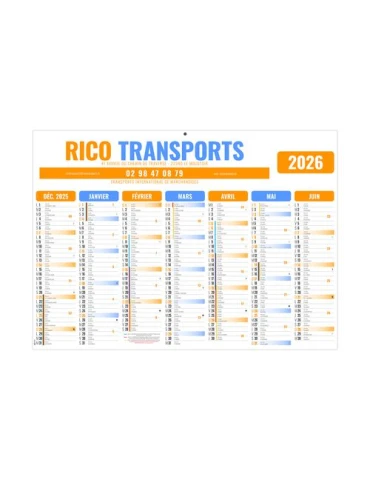 GAMECO COULEURS 2026 - MICRO 210 x 155 mm - LEGER 400G - MARQUAGE QUADRI - PAS DE TROU 2