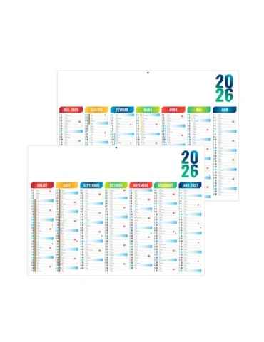 ARLEQUIN 2026 - MIDI 430 x 335 mm - LEGER 400G - SANS MARQUAGE - 1 TROU EN TETE