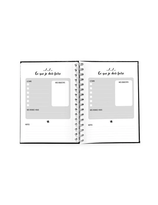 CARNET SPIRALE COUVERTURE SOUPLE - MAXI 210 x 297 mm - COUVERTURE 380g SATIMAT AVEC PELLICULAGE BRILLANT PAGE 1 ET 4 - BLOC DE 5