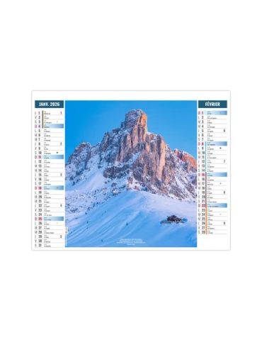 2EN1 - CALME 2026 - SMALL 330 x 470 mm - MARQUAGE 1 COULEUR 2