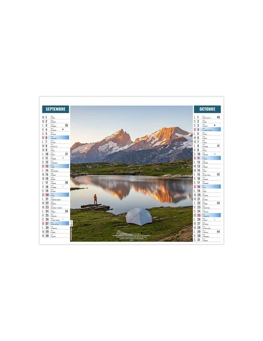 2EN1 - CALME 2026 - SMALL 330 x 470 mm - MARQUAGE 1 COULEUR