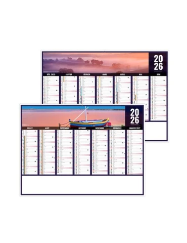 LIBERTE OCCITANIE 2026 - MIDI 430 x 335 mm - LEGER 400G - SANS MARQUAGE - 1 TROU EN TETE