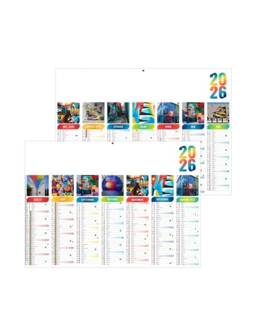 FLORIAN 2026 - MIDI 430 x 335 mm - LEGER 400G - SANS MARQUAGE - 1 TROU EN TETE