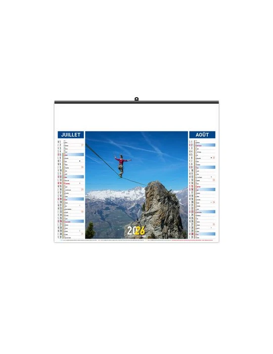 ILLUSTRE ECO - SPORTS 2026 - SMALL 480 x 330 mm goodies publicitaire durable