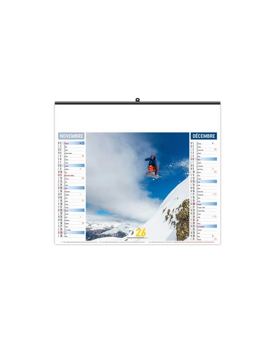 ILLUSTRE ECO - SPORTS 2026 - SMALL 480 x 330 mm impression haute définition
