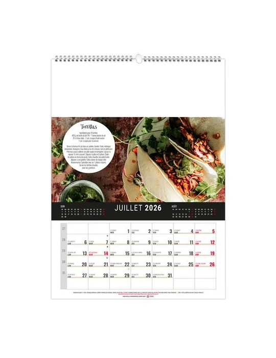 MURAL 12F - MARMITE 2026 - QUADRI livraison express 24h 48h