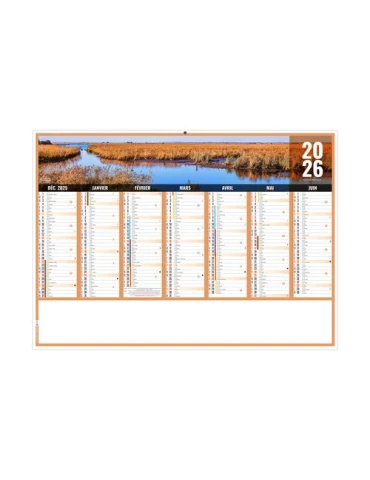 LIBERTE PAYS-DE-LOIRE 2026 - MIDI 430 x 335 mm - LEGER 400G - SANS MARQUAGE - 1 TROU EN TETE 2