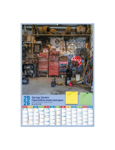 PLANNING CREATION 2026 - XXL 700 x 500 mm - LEGER SOUPLE - RECTO SEUL