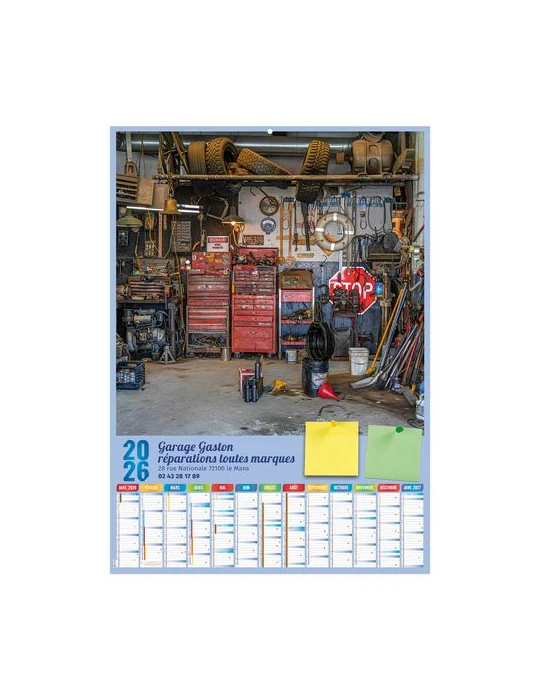 PLANNING CREATION 2026 - XXL 700 x 500 mm - LEGER SOUPLE - RECTO SEUL