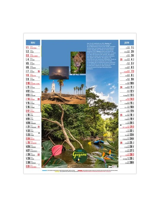 LEA 2026 - 6 FEUILLETS - BLOC SEUL SANS MARQUAGE