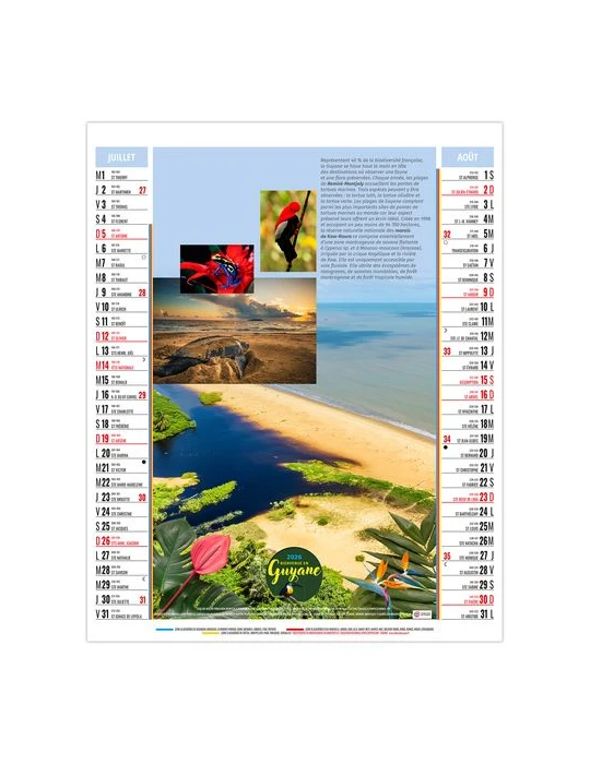 LEA 2026 - 6 FEUILLETS - BLOC SEUL SANS MARQUAGE