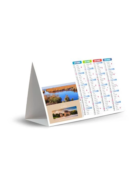 CHEVALET DE COMPTOIR - POINT DE VUE 2026 - QUADRI