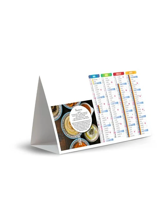 CHEVALET DE COMPTOIR - CUISINE RAPIDE 2026 - QUADRI cadeau entreprise pas cher