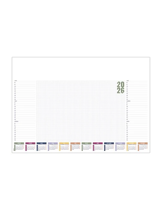 SM L ECOLIER 2026 - SM 500 x 350 mm - 25 FEUILLETS nombre de pages : 50 pages goodies publicitaire événementiel