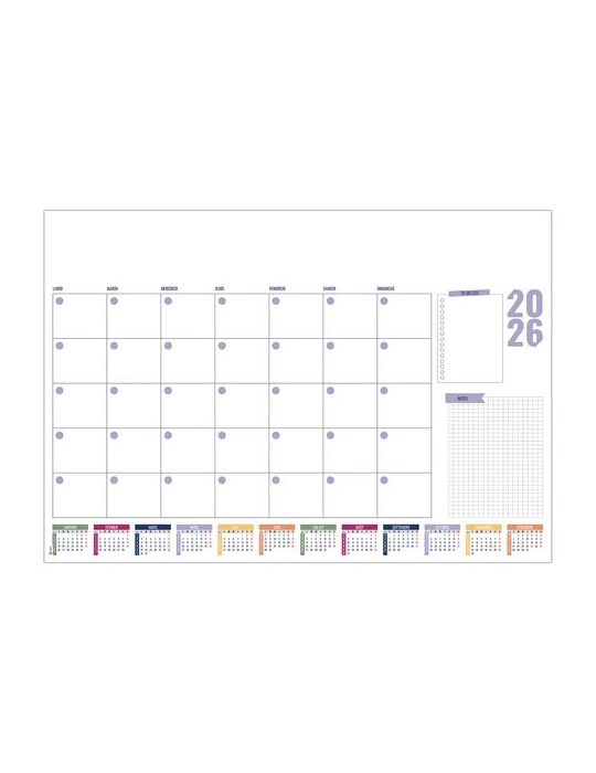 SM BUREAU 2026 - SM 600 x 420 mm - 40 FEUILLETS