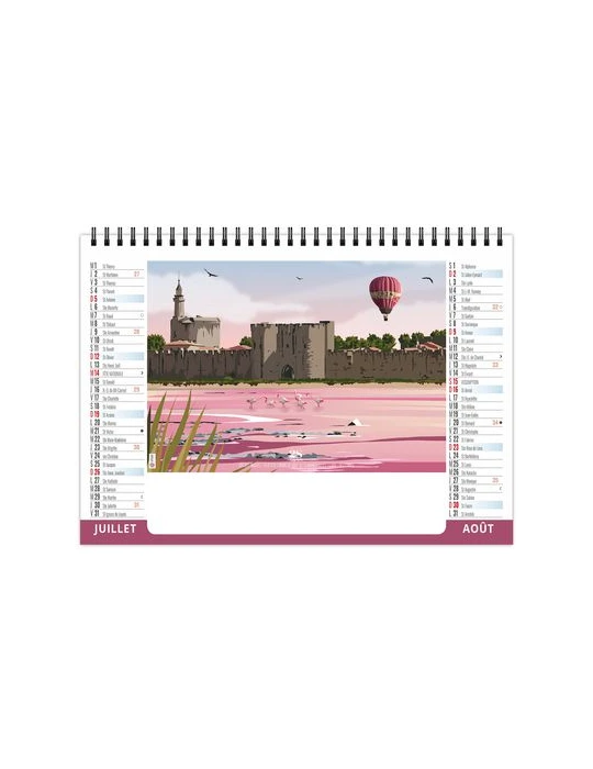 CHEVALET STANDARD 7F - ILLUSTRATIONS 2026 - QUADRI impression haute définition